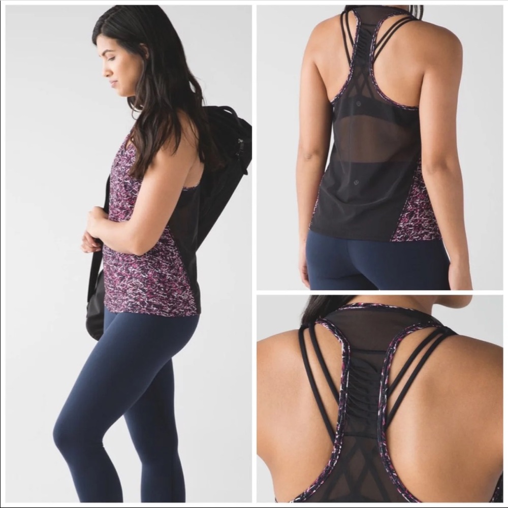 Lululemon Sunshine Salutation Tank Sz 2